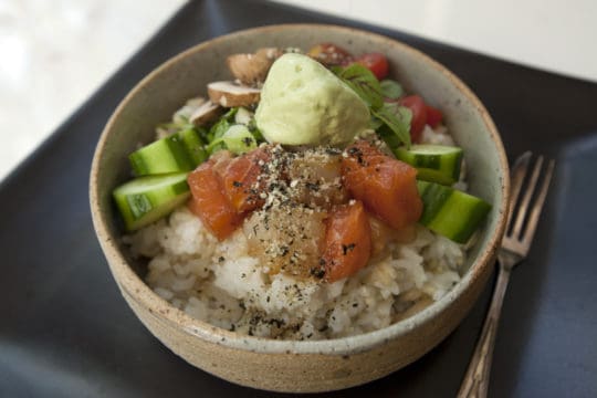 Thermomix Poke with Furikake recipe by Dani Valent Cooking