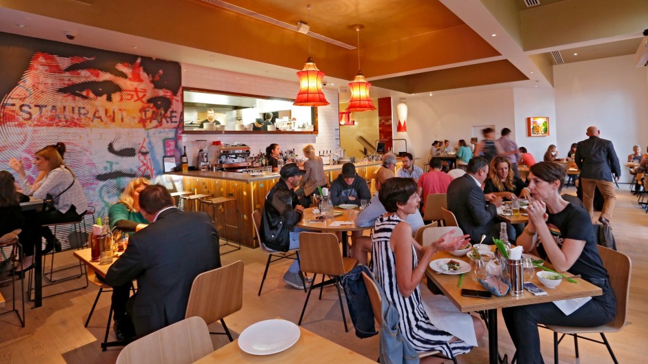 restaurant review Tenpin interior bit.ly:DVtenpin